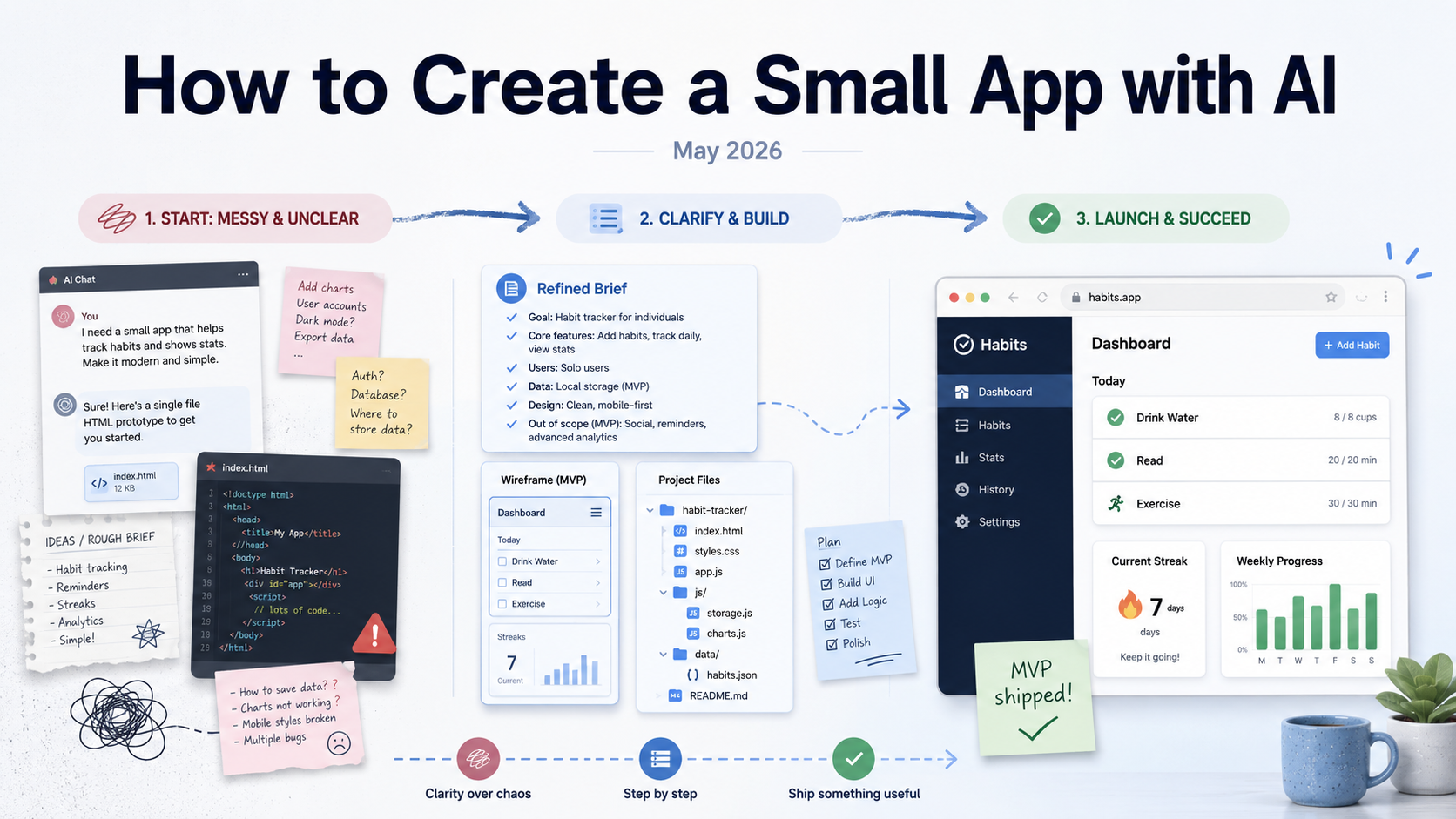 How to Create a Simple App with AI in May 2026